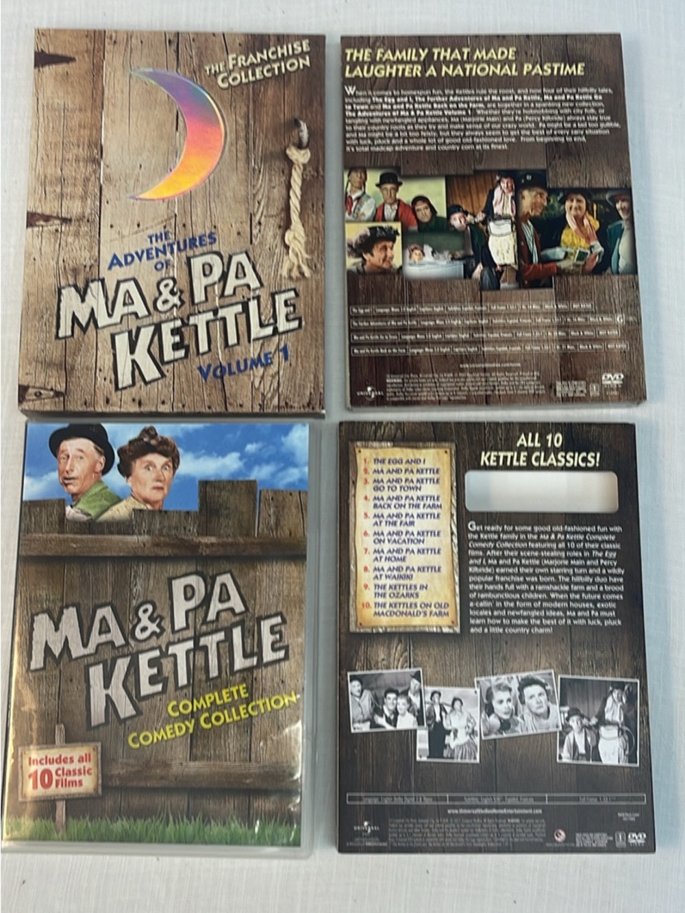 Ma & Pa kettle set of two classic DVD collections